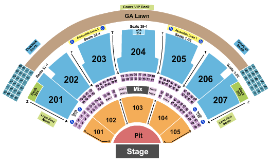 Ruoff Music Center Hardy Seating Chart